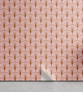 Abakuhaus Vinyltapete »selbstklebendes Wohnzimmer Küchenakzent«, erröten Rosa Geometric Art Deco Motif