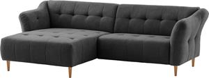 Exxpo - Sofa Fashion Ecksofa, mit Holzfüßen, frei im Raum stellbar