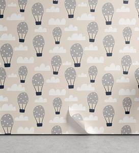 Abakuhaus Vinyltapete »selbstklebendes Wohnzimmer Küchenakzent«, Kindisch Heißluft-Ballone Kunst