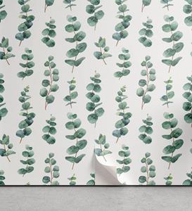Abakuhaus Vinyltapete »selbstklebendes Wohnzimmer Küchenakzent«, Eukalyptus Aquarell wie Blätter
