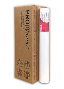 Profhome Vliestapete »399-130-4-O«, glatt, matt, einfarbig, unifarben, (Renoviervlies Glattvlies Malervlies, 130 g/m2, 1 Karton mit 4 Rollen / 75 m2 weiss), Reparaturvlies Anstrichvlies gl