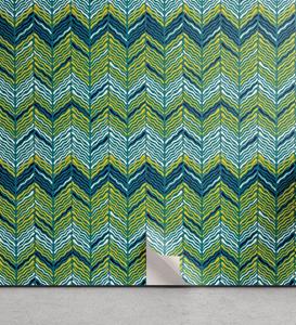 Abakuhaus Vinyltapete »selbstklebendes Wohnzimmer Küchenakzent«, Fischgräte Abstrakte Wellenförmige Ast