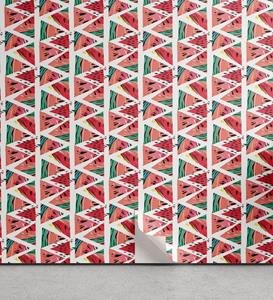 Abakuhaus Vinyltapete »selbstklebendes Wohnzimmer Küchenakzent«, Aquarell abstrakte Wassermelone
