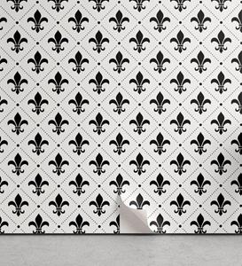 Abakuhaus Vinyltapete »selbstklebendes Wohnzimmer Küchenakzent«, Fleur De Lis Französisch Motive