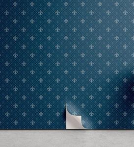 Abakuhaus Vinyltapete »selbstklebendes Wohnzimmer Küchenakzent«, Fleur De Lis Mittelalter Entwurf