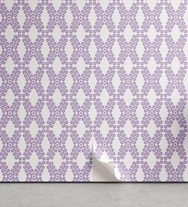 Abakuhaus Vinyltapete »selbstklebendes Wohnzimmer Küchenakzent«, Lila Pastellfarbig Blumenniederlassung