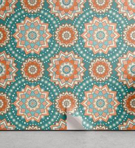 Abakuhaus Vinyltapete »selbstklebendes Wohnzimmer Küchenakzent«, Lotus Oriental Mandala-Muster