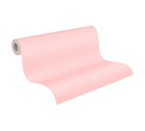 Ton-in-Ton Tapete Profhome 383167 Vliestapete leicht strukturiert unifarben matt rosa 5,33 m2 - rosa