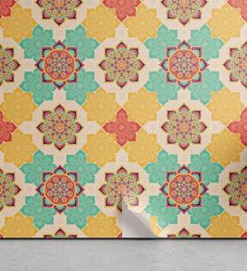 Abakuhaus Vinyltapete »selbstklebendes Wohnzimmer Küchenakzent«, marokkanisch Boho Kultur der Ureinwohner