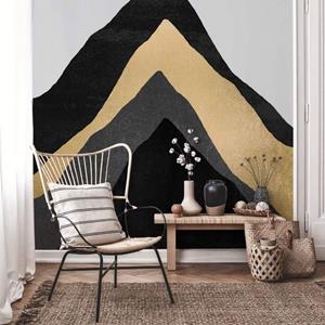 K&L WALL ART Fototapete »Große Fototapete XXL Art Deco Vliestapete Natur abstrakt Berge Küche Flur«, Wohnzimmer Wandschutz modern