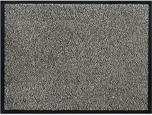 Matches21 HOME & HOBBY Fußmatte »Schmutzfangmatten mit Rand Indoor Uni meliert 60x80 cm«, , rechteckig, Höhe 6 mm