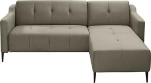 Exxpo - Sofa Fashion Ecksofa, wahlweise mit elektrischer Sitztiefenverstellung, Metallfuß, frei im Raum stellbar