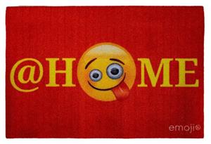 Rockbites Fußmatte »emoji- @Home Orange 60x40 cm«, , Rechteckig, Höhe 3 mm