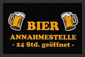 Rockbites Fußmatte » - Fußmatte Bier Annahmestelle Türmatte Fußabstreifer (100683) Nr.109«, 