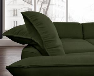 W.Schillig Ecksofa sherry, German Design Award 2018, mit Kopfstützenverstellung, Metallfüße in Schwarz pulverbeschichtet, Breite 302 cm