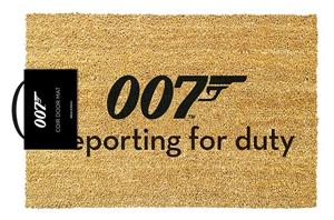 Empireposter Fußmatte »Türmatte Kokos Jame Bond 007 Reporting For Duty Format 60 x 40 cm«, , Höhe 20 mm