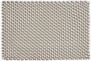 Teppich Pad Fußmatte POOL Sand / Weiß 52x72 cm, PAD