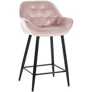 CLP Barhocker Gibson Samt Pink