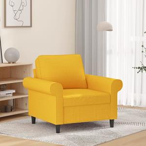 VidaXL 1-Sitzer-Sofa Hellgelb 60 cm Stoff 