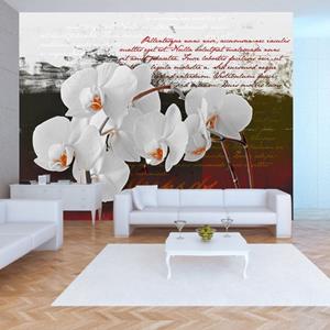 KUNSTLOFT Vliestapete »Diary and orchid«, lichtbeständige Design Tapete