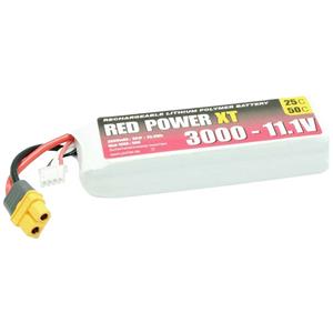redpower Red Power LiPo accupack 11.1 V 3000 mAh Softcase XT60