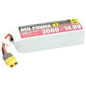 redpower Red Power LiPo accupack 14.8 V 3000 mAh Softcase XT60