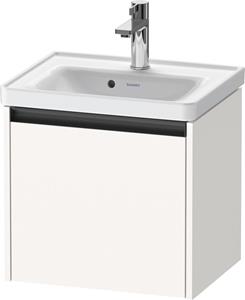 Duravit Ketho.2 wastafelonderkast met 1 lade 48,4x37,5x44 cm met antraciet greep, wit supermat