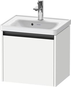 Duravit Ketho.2 wastafelonderkast met 1 lade 48,4x37,5x44 cm met antraciet greep, wit mat