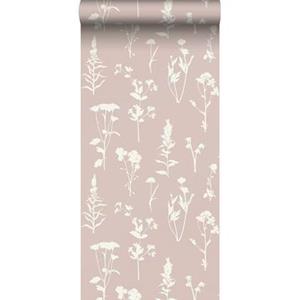 Esta Home ESTAhome behang veldbloemen zacht roze - 139393 - 0,53 x 10,05 m