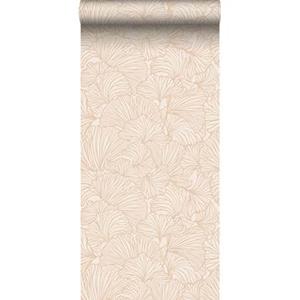 Esta Home ESTAhome behang ginkgo bladeren zand beige en licht terracotta - 13948