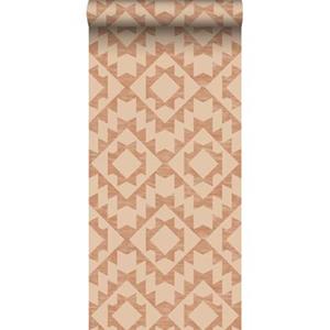 Esta Home ESTAhome behang Marrakech aztec tapijt warm beige - 139551 - 53 cm x 1