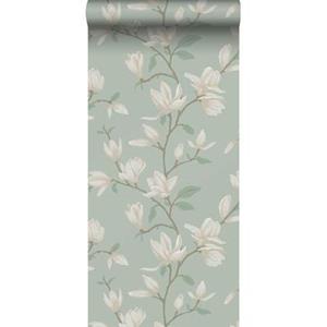 Esta Home ESTAhome behang magnolia celadon groen - 139405 - 50 x 900 cm