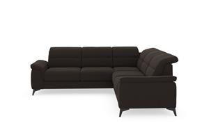 Sit&More Ecksofa Sinatra, optinal mit Kopfteilverstellung und Armteilfunktion, Metallfüße