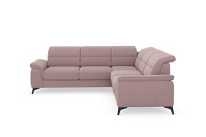 Sit&More Ecksofa Sinatra, optinal mit Kopfteilverstellung und Armteilfunktion, Metallfüße