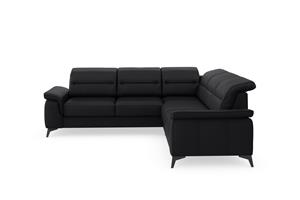 Sit&More Ecksofa Sinatra, optinal mit Kopfteilverstellung und Armteilfunktion, Metallfüße