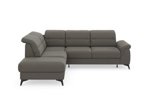 Sit&More Ecksofa Sinatra, mit Ottomane, optional mit Kopfteilverstellung und Armteilfunktion