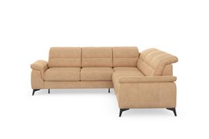 Sit&More Ecksofa Sinatra, optinal mit Kopfteilverstellung und Armteilfunktion, Metallfüße