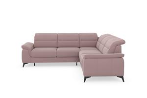 Sit&More Ecksofa Sinatra, optinal mit Kopfteilverstellung und Armteilfunktion, Metallfüße