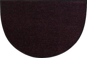 Salonloewe Fußmatte » Monochrome UNI PFLAUME Fußmatte Wohnmatte in verschiedenen Größen«, , Halbrund, Höhe 7 mm, In- und Outdoor, waschbar bei 40° 