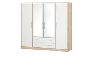 Kleiderschrank ¦ holzfarben ¦ Maße (cm): B: 200 H: 190 T: 56  - Möbel Kraft