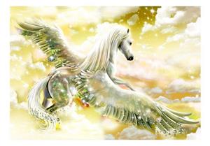 KUNSTLOFT Vliestapete »Pegasus (Yellow)«, lichtbeständige Design Tapete