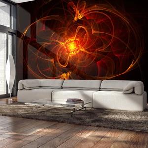 KUNSTLOFT Vliestapete »Abstract fire«, lichtbeständige Design Tapete