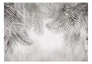 KUNSTLOFT Vliestapete »Night Palm Trees«, lichtbeständige Design Tapete