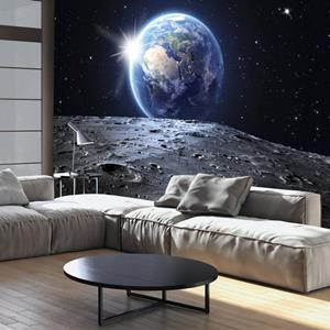 KUNSTLOFT Vliestapete »View of the Blue Planet«, lichtbeständige Design Tapete