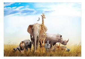 KUNSTLOFT Vliestapete »Fauna of Africa«, lichtbeständige Design Tapete