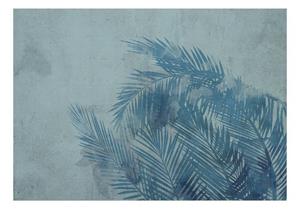 KUNSTLOFT Vliestapete »Palm Trees in Blue«, lichtbeständige Design Tapete