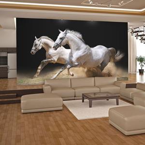 KUNSTLOFT Vliestapete »Ein Galopp im Sand«, lichtbeständige Design Tapete