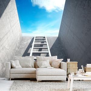 KUNSTLOFT Vliestapete »Escape to the Sky«, lichtbeständige Design Tapete