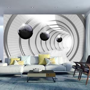 KUNSTLOFT Vliestapete »Futuristic Tunnel«, lichtbeständige Design Tapete