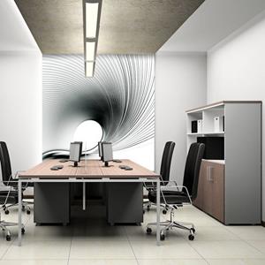KUNSTLOFT Vliestapete »Abstract fan«, lichtbeständige Design Tapete